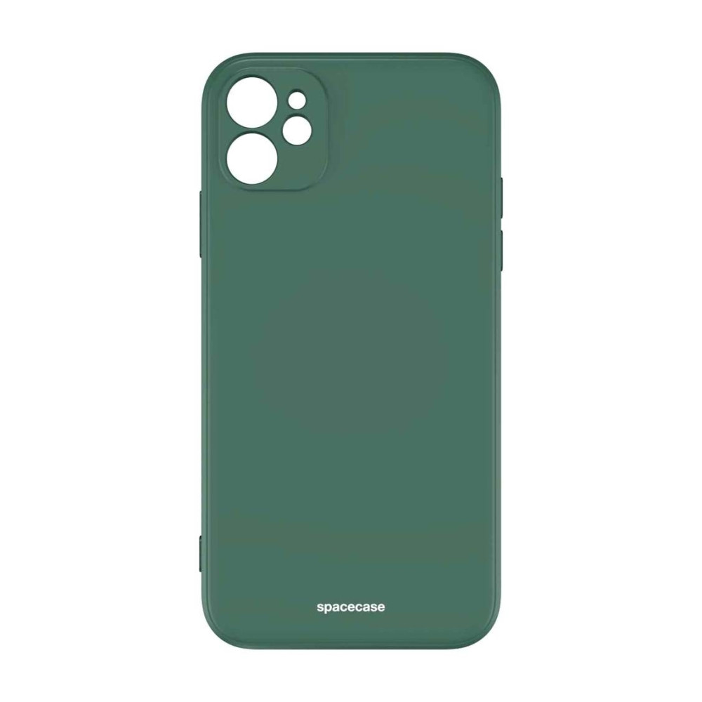 Spacecase Silicone Case - Θήκη Σιλικόνης Apple iPhone 11 - Dark Green (5905123440335)
