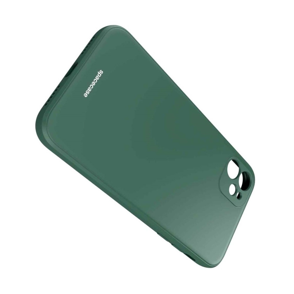 Spacecase Silicone Case - Θήκη Σιλικόνης Apple iPhone 11 - Dark Green (5905123440335)
