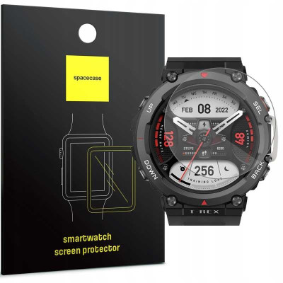 Spacecase Smartwatch Tempered Glass 2.5D - Αντιχαρακτικό Γυαλί Προστασίας Οθόνης Amazfit T-Rex 2 - Clear (5905719015343)