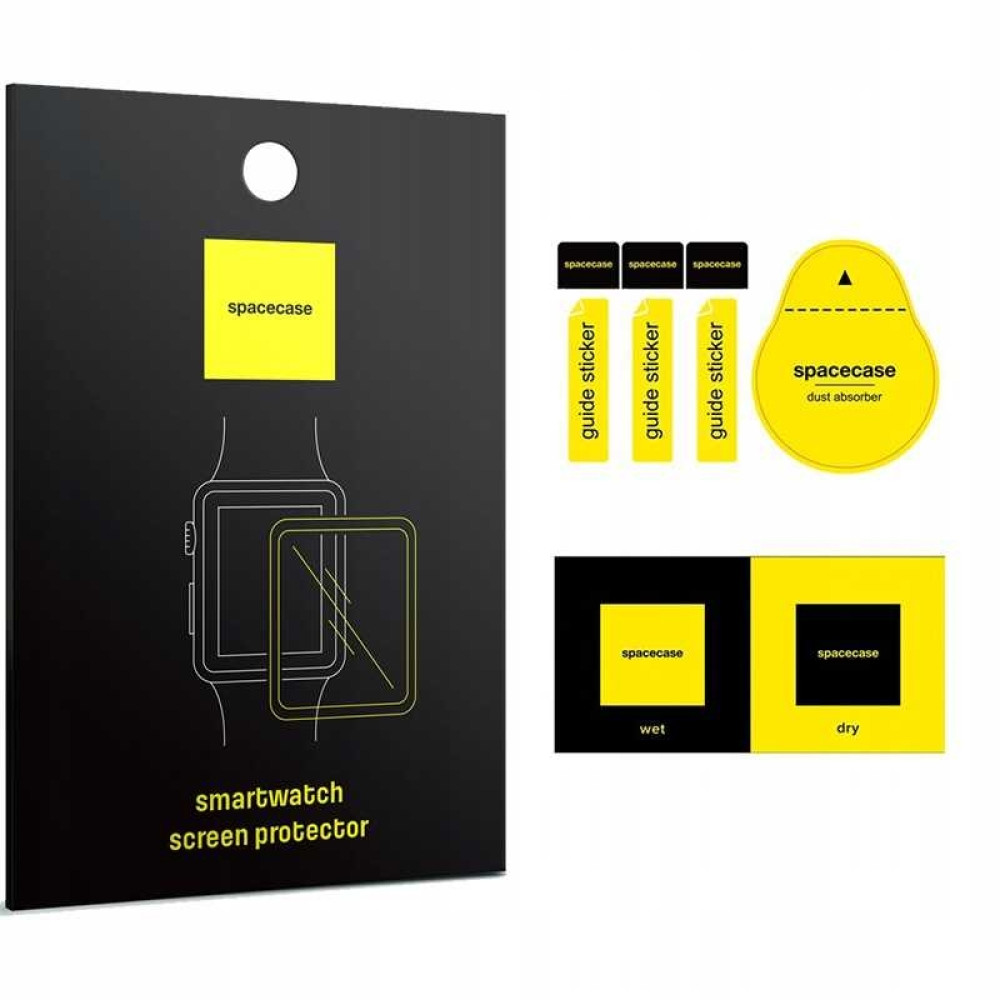 Spacecase Smartwatch Tempered Glass 2.5D - Αντιχαρακτικό Γυαλί Προστασίας Οθόνης - Samsung Galaxy Watch FE / 7 / 6 / 5 / 4 40mm - Clear (5905719103965)