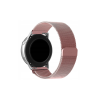 Spacecase Milanese - Universal Μεταλλικό Λουράκι για Smartwatches (22mm) από Ανοξείδωτο Ατσάλι - Pink (5903943240760)