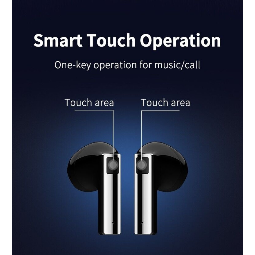 Recci REP-W36 Wandering Planet TWS Earbuds - Ασύρματα Ακουστικά Bluetooth με Θήκη Φόρτισης - Grey (6955482512692)