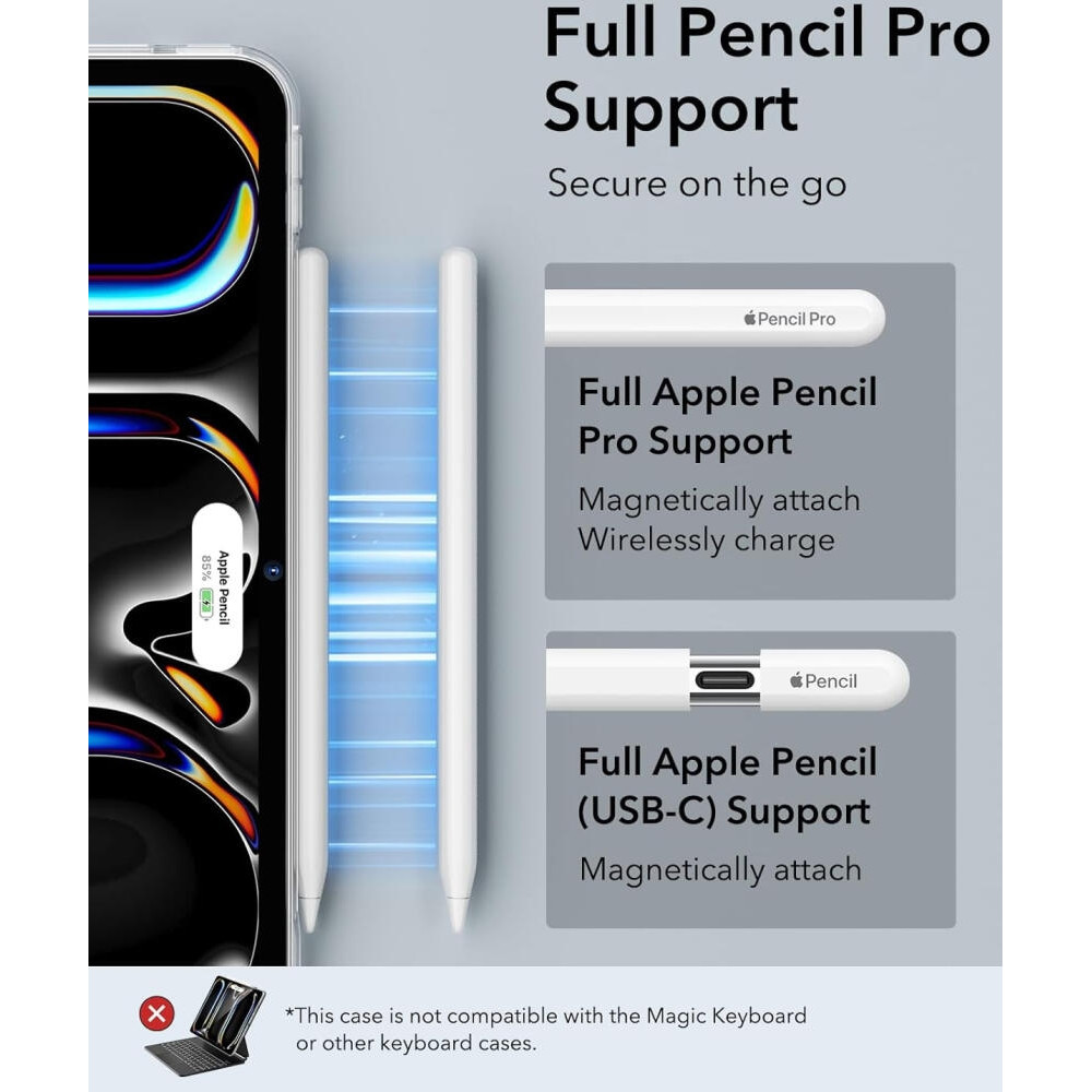 Διάφανη Σκληρή Θήκη - Apple iPad Pro 11" 2025 / 2024 - ESR Classic Hybrid - Clear (4894240194287)