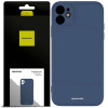 Spacecase Silicone Case - Θήκη Σιλικόνης Apple iPhone 11 - Blue (5905123440311)