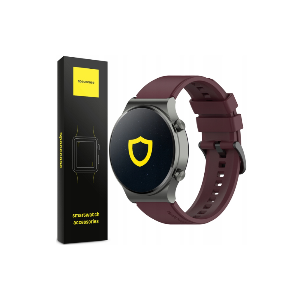 Spacecase Easy Band - Universal Λουράκι Σιλικόνης για Smartwatches (20mm) - Dark Red (5905123404580)