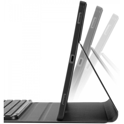Buddi Zuna Keyboard Case - Θήκη με Υποδοχή για Γραφίδα και Πληκτρολόγιο Bluetooth - Samsung Galaxy Tab S9 Ultra 14.6'' X910 / X916B - Black (8719246427640)