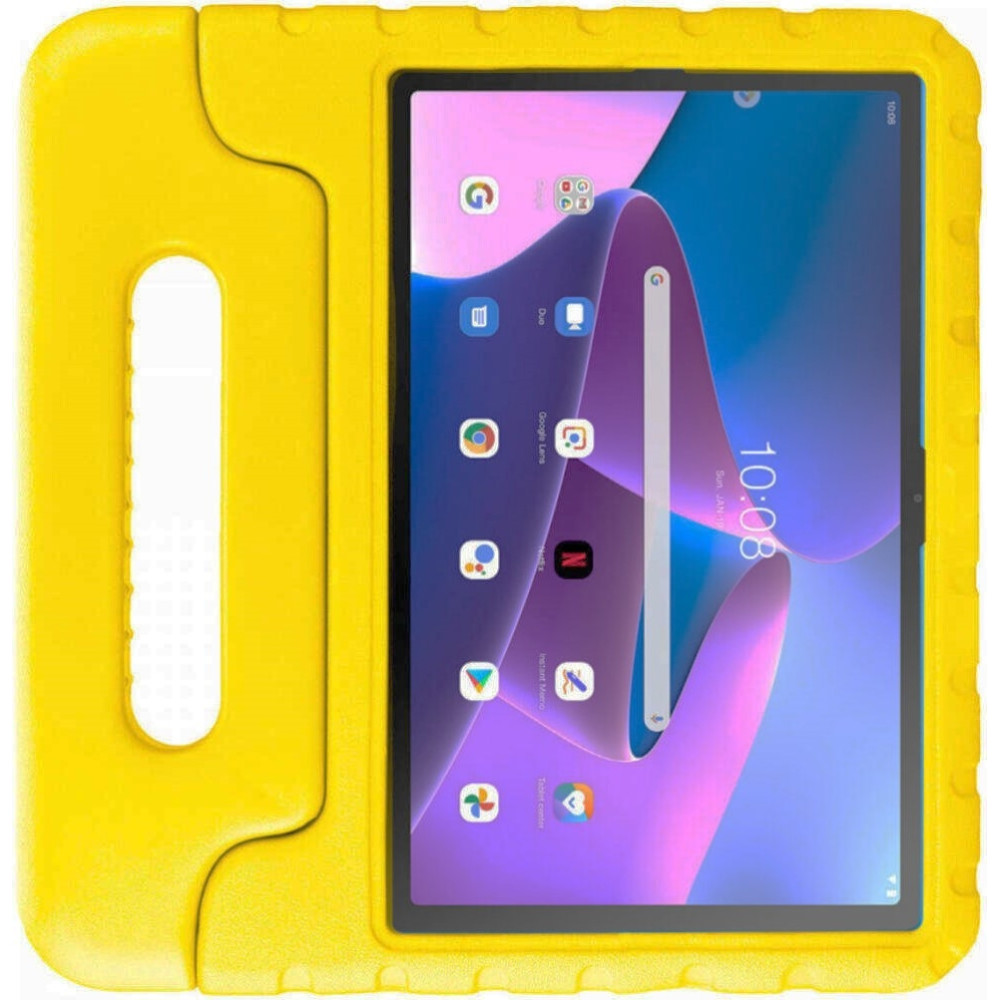 HappyCase Ανθεκτική Θήκη για Παιδιά - Lenovo Tab M10 Plus 3rd Gen 10.6" - Yellow (8719246441851)