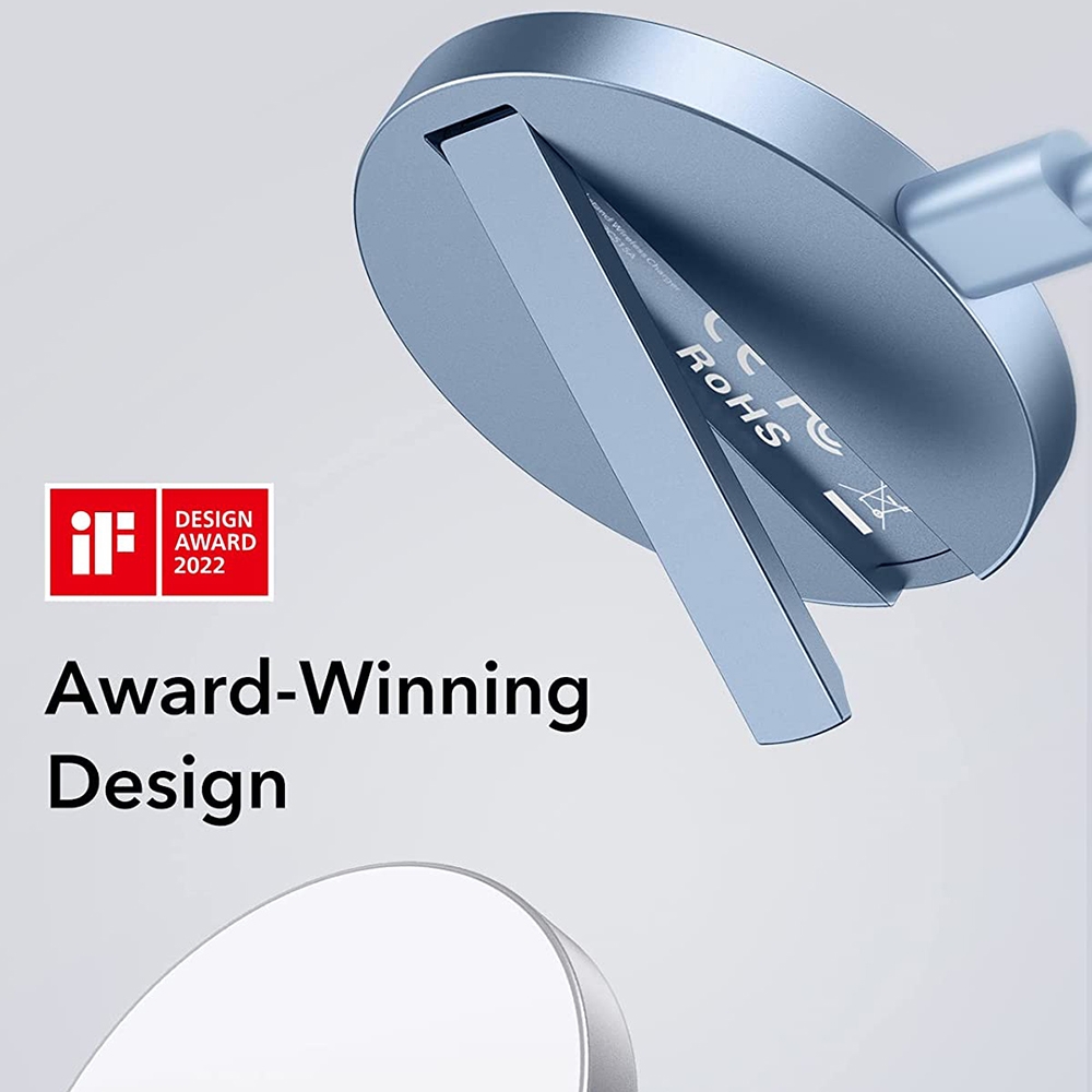 ESR HaloLock Kickstand MagSafe Wireless Charger - Βάση Ασύρματης Φόρτισης MagSafe με KickStand από Αλουμίνιο - 7.5W - Sierra Blue (4894240132883)