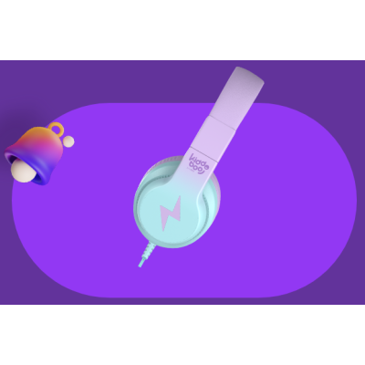 Kiddoboo Headphones P13 - Ενσύρματα Ακουστικά Κεφαλής για Παιδιά με Ασφαλή Μέγιστη Ένταση Ήχου & 1 x Θύρα Jack 3.5mm - Lilac (KBP13LIL)