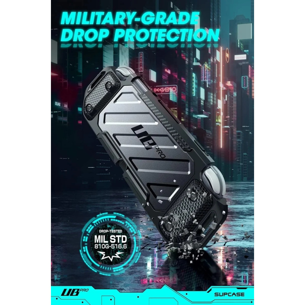 Supcase Unicorn Beetle Pro Forma - Ανθεκτική Θήκη με Υποδοχή για 4 Κάρτες Παιχνιδιών - Nintendo Switch Lite - Black (843439117518)