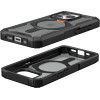 UAG Plasma XTE - Ανθεκτική Θήκη MagSafe με Kickstand - Apple iPhone 15 Pro - Black / Orange (114442114097)