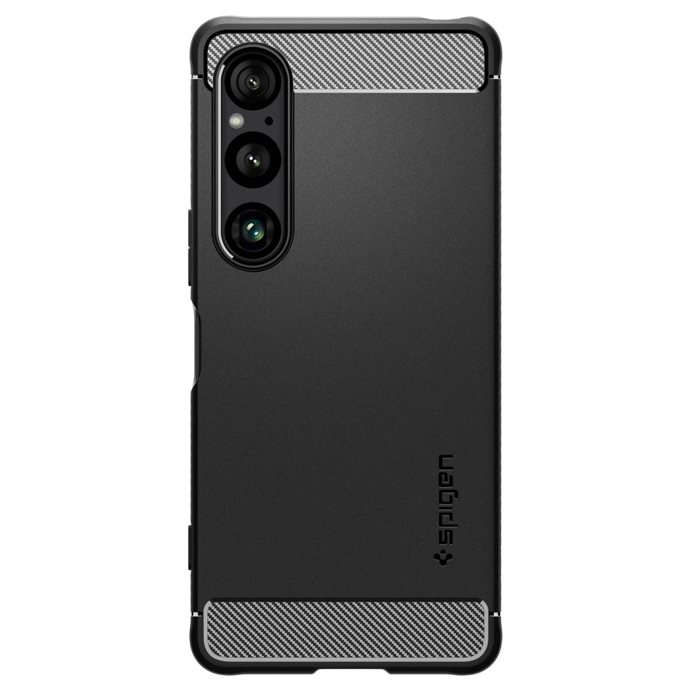 Ανθεκτική Θήκη Σιλικόνης - Sony Xperia 1 VI - Spigen Rugged Armor - Matte Black (ACS08296)