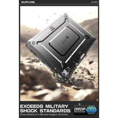 Full Body Ανθεκτική Θήκη με Υποδοχή για Apple Pencil - Apple iPad Air 13" 2025 / 2024 - Supcase Unicorn Beetle Pro - Black (843439142985)