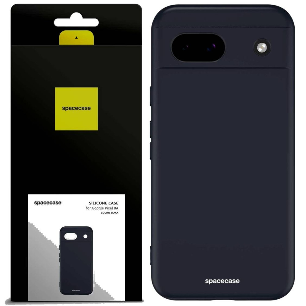 Θήκη Σιλικόνης - Google Pixel 8a - Spacecase Silicone Case - Black (5905719109844)