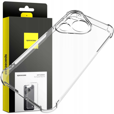 Διάφανη Θήκη Σιλικόνης - Huawei Pura 70 - Spacecase Anti-Shock - 1mm - Clear (5905719110239)