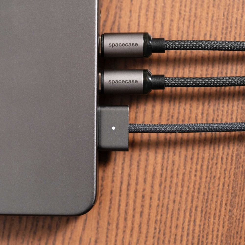 Spacecase USB-C to Lightning Cable CL05 - Καλώδιο Φόρτισης και Μεταφοράς Δεδομένων Type-C σε Lightning - 100cm - 20W - Black (5905719109202)