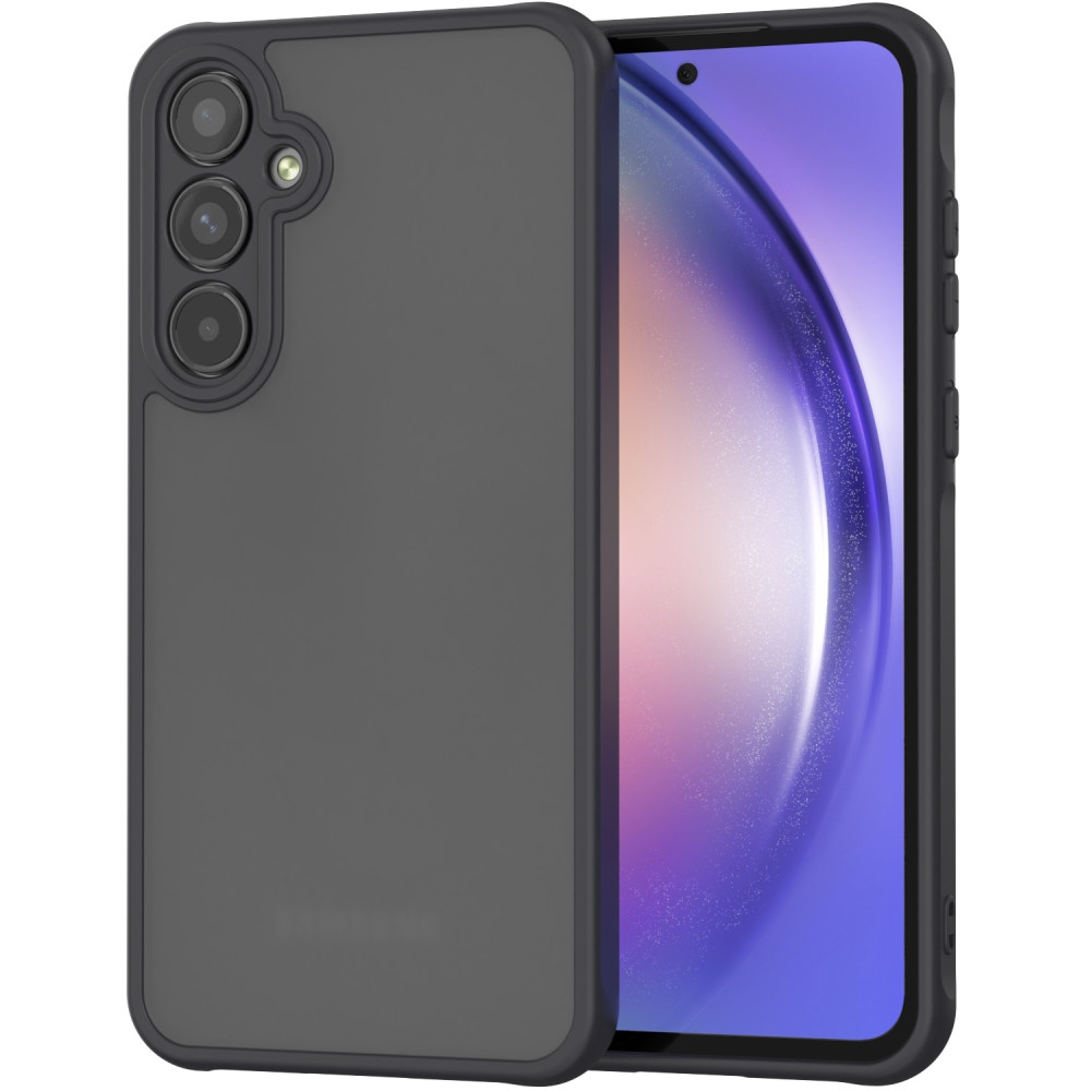 Σκληρή Ημιδιάφανη Θήκη - Samsung Galaxy A35 - Spacecase Hybrid - Black (5905719108564)