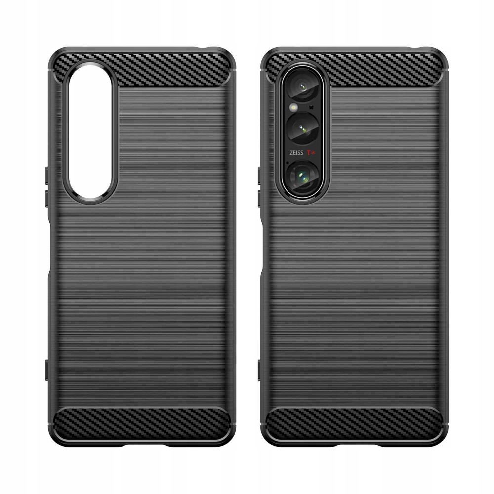 Θήκη Σιλικόνης - Sony Xperia 1 VI - Spacecase Carbon - Black (5905719110512)