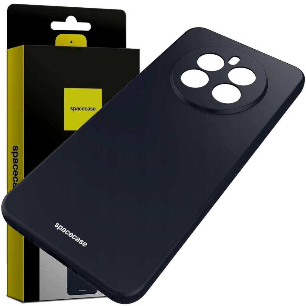 Θήκη Σιλικόνης - Realme 12 Plus - Spacecase Silicone Case - Black (5905719110451)