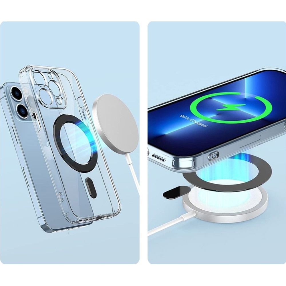 Tech-Protect MagMat MagSafe Universal Magnetic Ring - Αυτοκόλλητος Μαγνητικός Δακτύλιος MagSafe - Black (9490713933732)