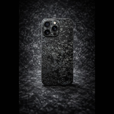 Αυτοκόλλητο Skin Προστασίας Πλάτης - Apple iPhone 15 Pro Max - Gams Premium Vinyl Skin Back Plate - Forged Carbon (GAMS-VNL-SKIN-FC-001-074)