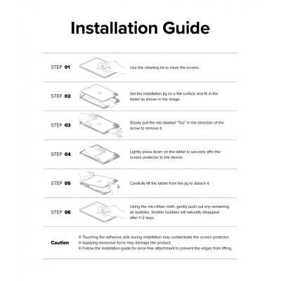 Αντιχαρακτικό Γυαλί Προστασίας Οθόνης - Apple iPad Air 13" 2025 / 2024 - Ringke Easy Slide Tempered Glass - Clear (8809961786310)