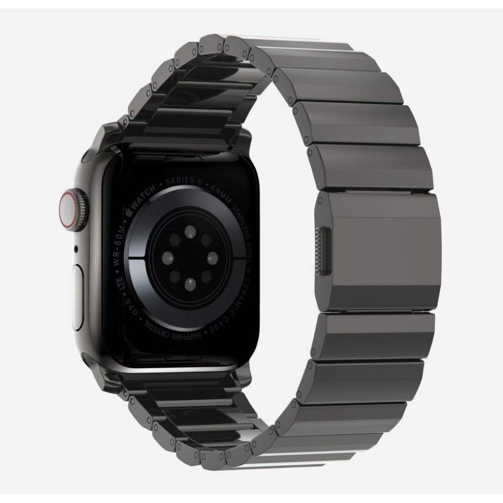 Tech-Protect Steelband - Μεταλλικό Λουράκι από Ανοξείδωτο Ατσάλι - Apple Watch Ultra/SE/11/10/9/8/7/6/5/4 (49/46/45/44mm) - Black (5906302300075)