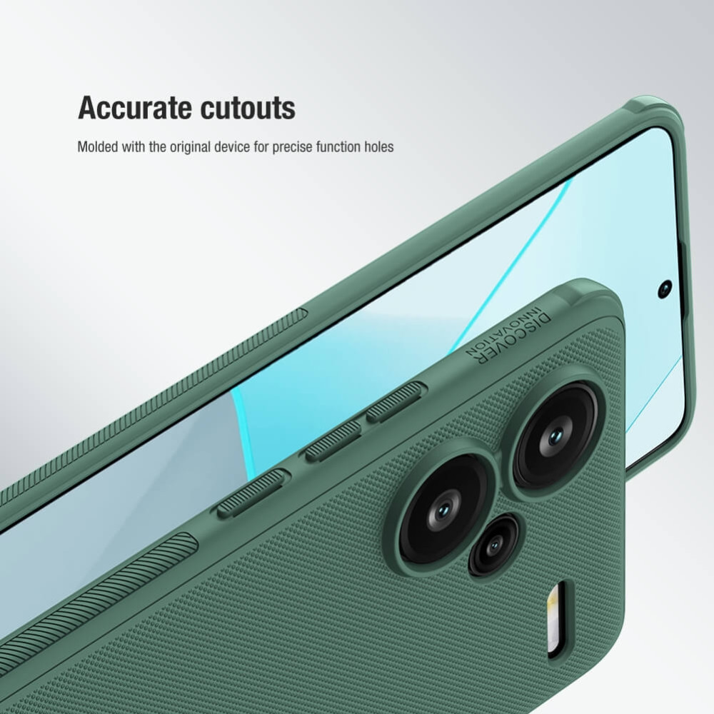 Σκληρή Ανθεκτική Θήκη - Xiaomi Redmi Note 13 Pro Plus - Nillkin Super Frosted Shield Pro - Dark Green (6902048271777)