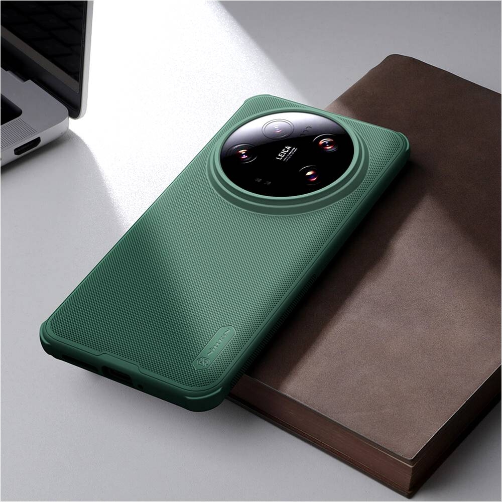Σκληρή Ανθεκτική Θήκη - Xiaomi 14 Ultra - Nillkin Super Frosted Shield Pro - Dark Green (6902048277847)