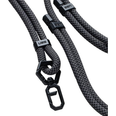 UAG Civilian Crossbody Slim Lanyard - Αποσπώμενο Λουράκι Λαιμού για Θήκες Κινητών / Smartphones - 7mm - Graphite / Black (964420113240)