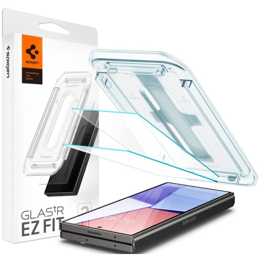 Αντιχαρακτικό Γυαλί Εξωτερικής Οθόνης - Samsung Galaxy Z Fold6 - Spigen Tempered Glass GLAS.tR EZ Fit - 2 Τεμάχια (AGL07969)