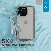 Θήκη Apple iPhone 15 Pro Max - Catalyst Total Protection Διάφανη Αδιάβροχη - Titanium Gray (CATIPHO15GRYLP)