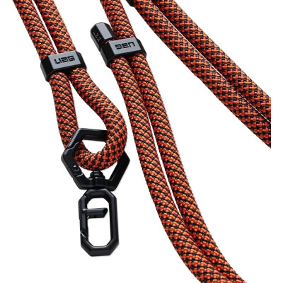 UAG Civilian Crossbody Slim Lanyard - Αποσπώμενο Λουράκι Λαιμού για Θήκες Κινητών / Smartphones - 7mm - Rust / Black (964420119140)