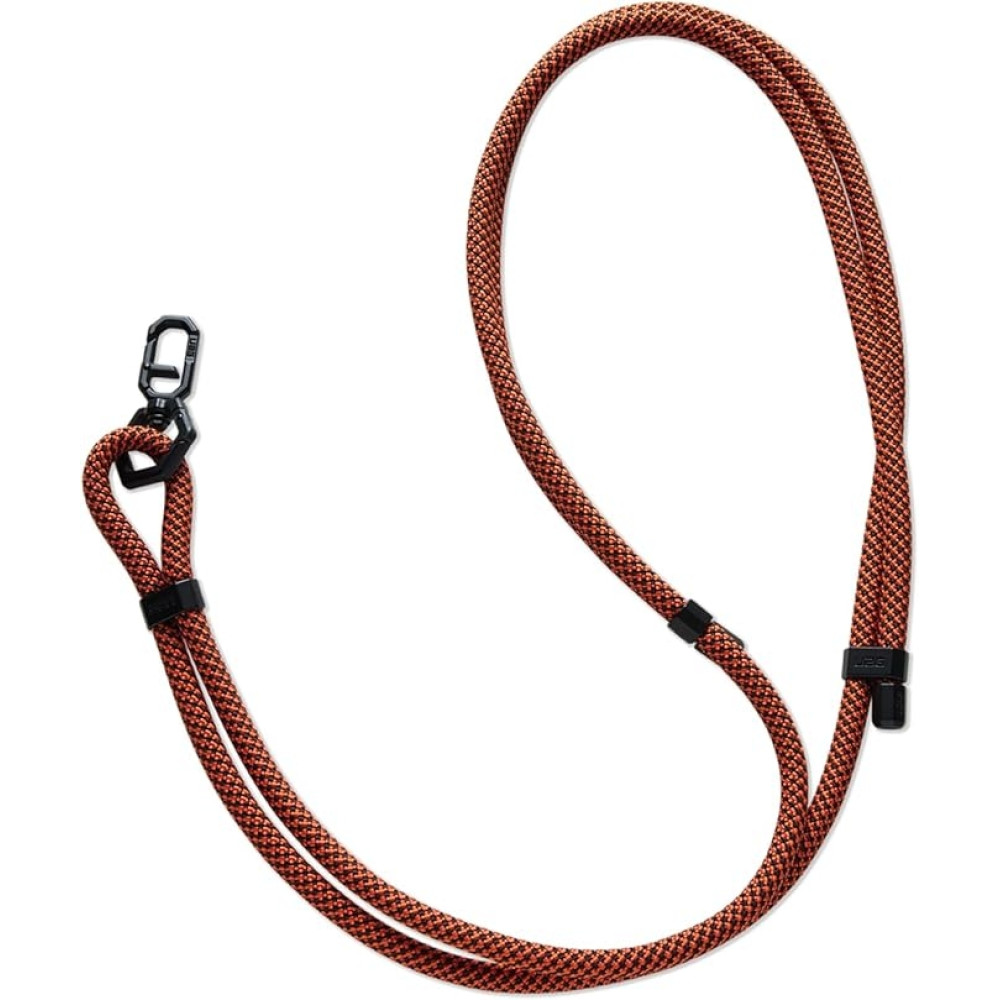 UAG Civilian Crossbody Slim Lanyard - Αποσπώμενο Λουράκι Λαιμού για Θήκες Κινητών / Smartphones - 7mm - Rust / Black (964420119140)