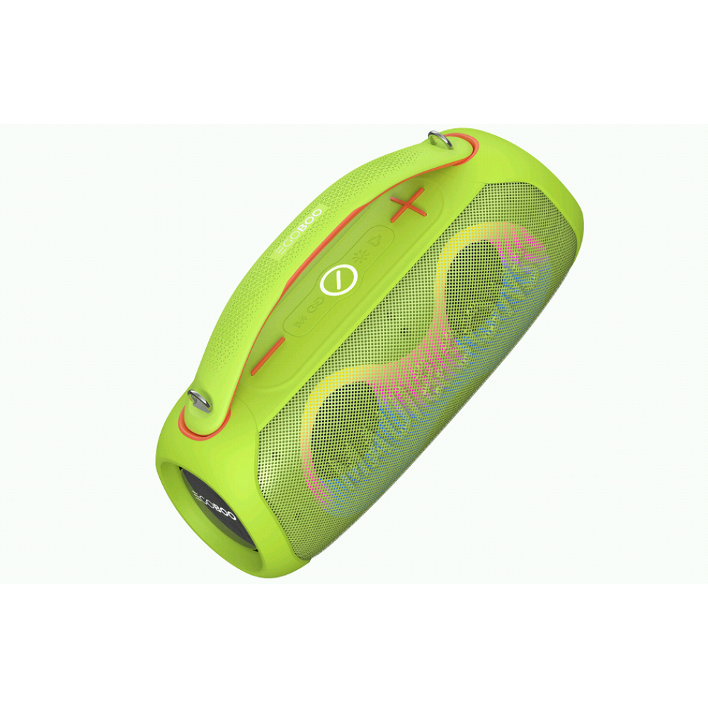 Egoboo X Maui and Sons BT Led Speaker Vibes - Ασύρματο Φορητό Ηχείο Bluetooth με Φωτισμό LED - Green (MUH65GRN)
