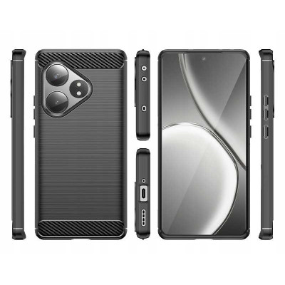 Θήκη Σιλικόνης - Realme GT 6 / GT 6T - Spacecase Carbon - Black (5905719110819)