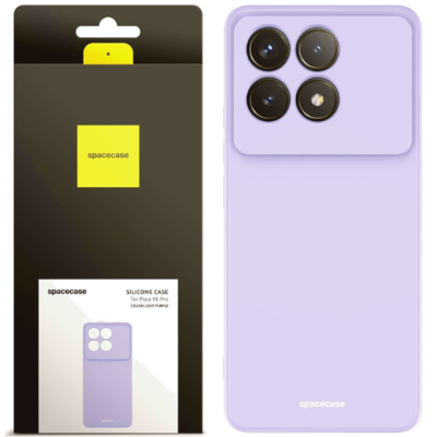 Θήκη Σιλικόνης - Xiaomi Poco F6 Pro - Spacecase Silicone Case - Light Purple (5905719110659)