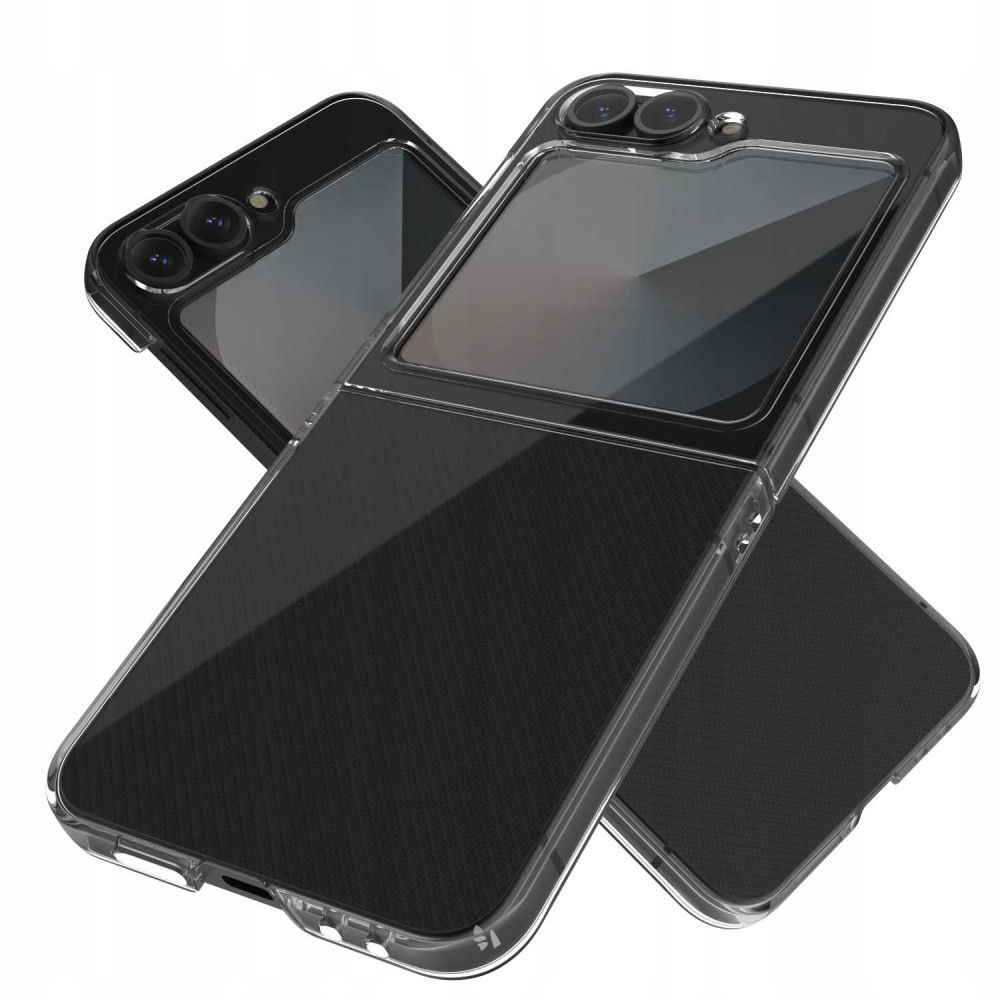 Διάφανη Σκληρή Θήκη - Samsung Galaxy Z Flip6 - Spacecase Crystal Case - 2mm - Clear (5905719110826)