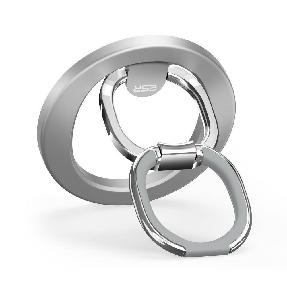 ESR HaloLock Ring Stand - Μεταλλική Μαγνητική Αναδιπλούμενη MagSafe Βάση / Finger Holder για iPhone 15 / 14 / 13 / 12 - Natural Titanium (4894240189504)