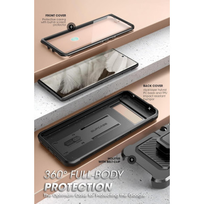 Ανθεκτική Θήκη - Google Pixel 8a - Supcase Unicorn Beetle Pro - Black (843439139572)