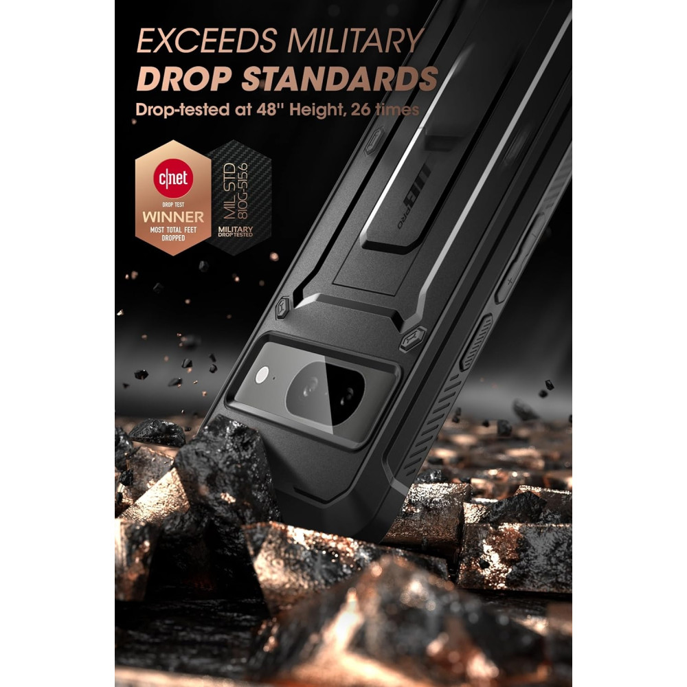 Ανθεκτική Θήκη - Google Pixel 8a - Supcase Unicorn Beetle Pro - Black (843439139572)