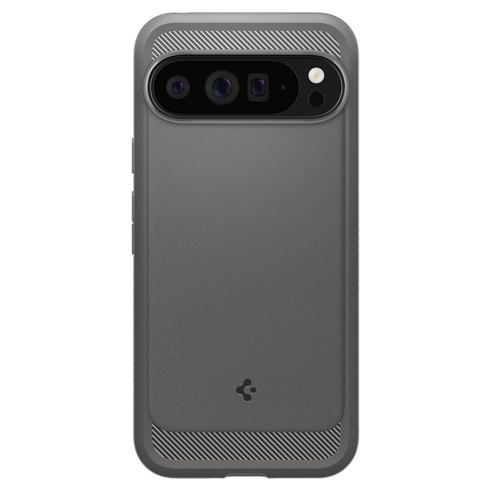 Ανθεκτική Θήκη Σιλικόνης - Google Pixel 9 Pro XL - Spigen Rugged Armor - Marble Gray (ACS07784)