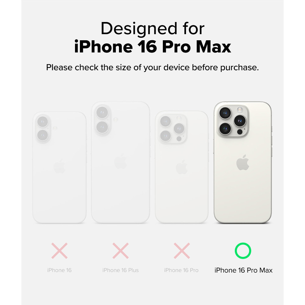 Σκληρή Θήκη με TPU Bumper - Apple iPhone 16 Pro Max - Ringke Fusion - Clear (8809961789441)