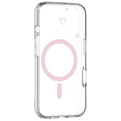 Θήκη Apple iPhone 16 - Vivid MagSafe Hybrid Case Διάφανη με MagSafe - Pink (VIMAGACR496PK)