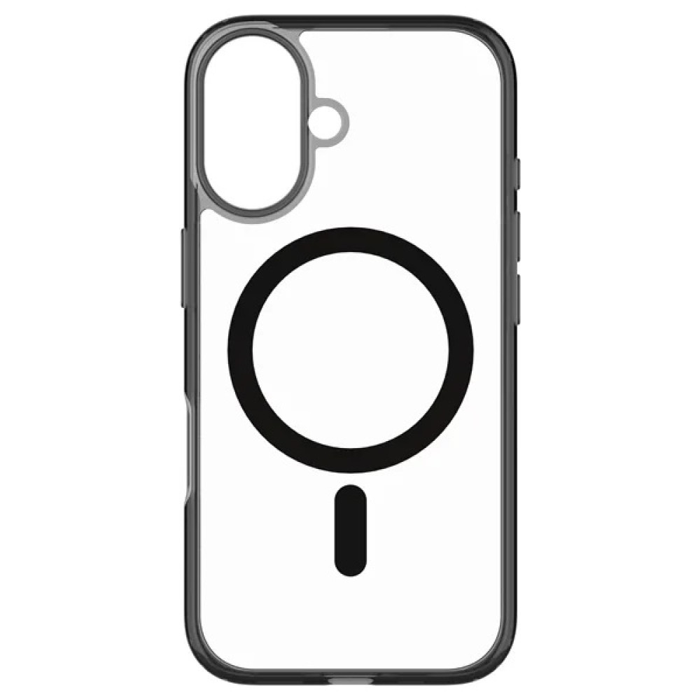 Θήκη Apple iPhone 16 - Vivid MagSafe Hybrid Case Διάφανη με MagSafe - Black (VIMAGACR496BK)