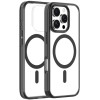 Θήκη Apple iPhone 16 Pro - Vivid MagSafe Hybrid Case Διάφανη με MagSafe - Black (VIMAGACR497BK)