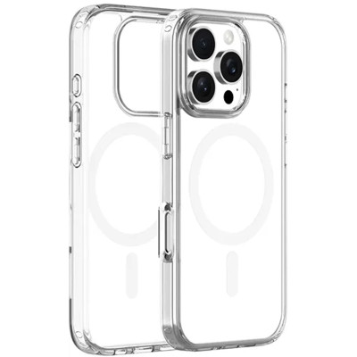 Θήκη Apple iPhone 16 Pro Max - Vivid MagSafe Hybrid Case Διάφανη με MagSafe - White (VIMAGACR498WT)