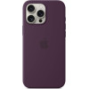 Θήκη iPhone 16 Pro Max Official Apple Silicone Case Σιλικόνης με MagSafe - Plum (MYYW3ZM/A)