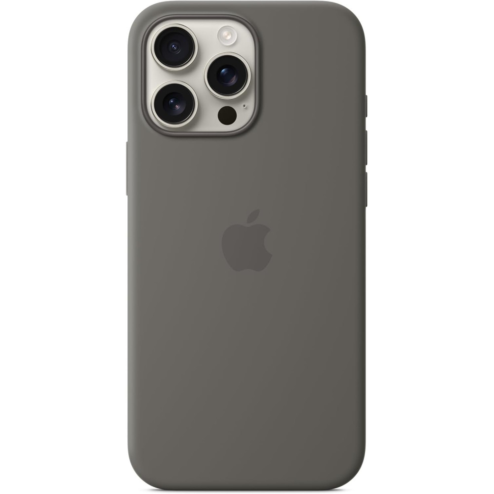 Θήκη iPhone 16 Pro Max Official Apple Silicone Case Σιλικόνης με MagSafe - Stone Gray (MYYV3ZM/A)