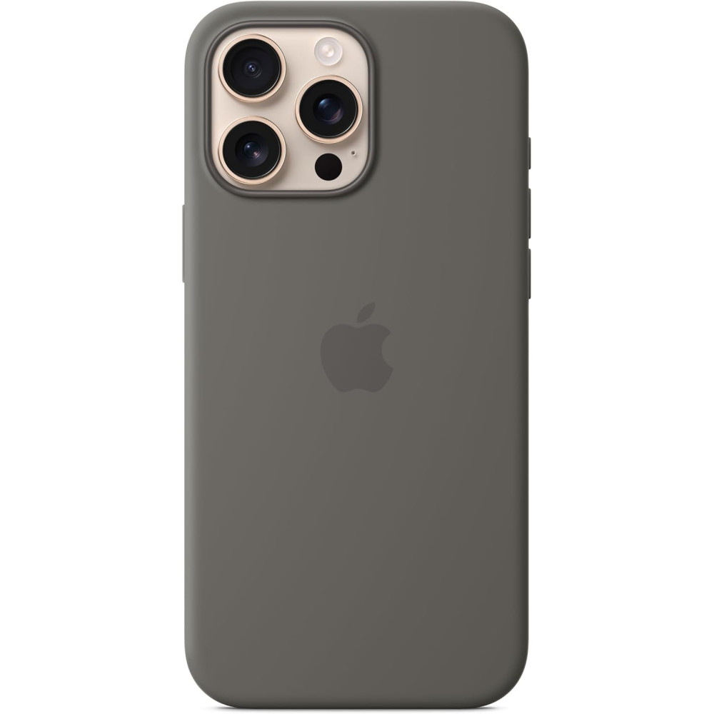 Θήκη iPhone 16 Pro Max Official Apple Silicone Case Σιλικόνης με MagSafe - Stone Gray (MYYV3ZM/A)